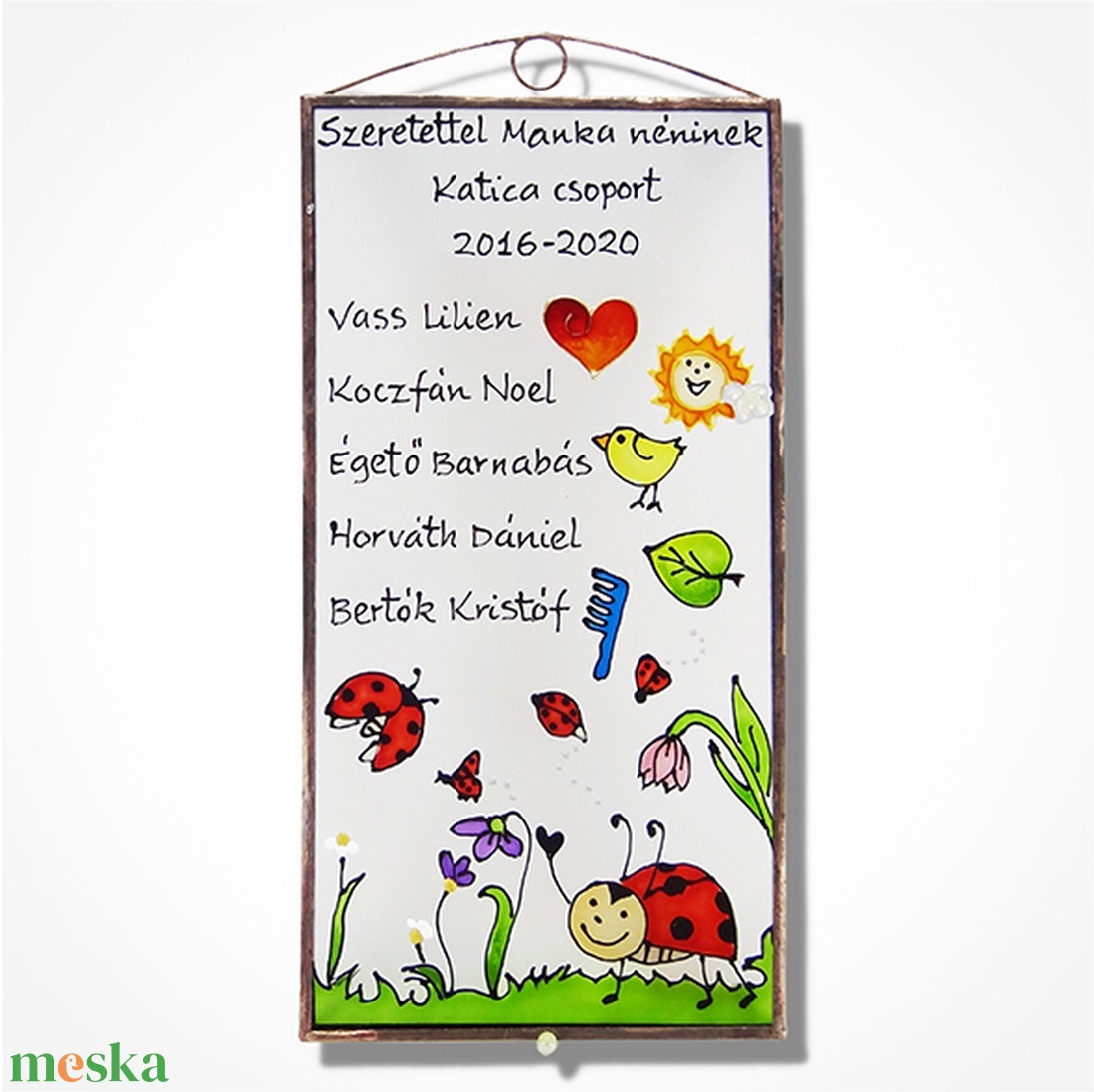 Ballagási ajándék óvónéninek vagy dadusnéninek - otthon & életmód - dekoráció - fali és függő dekoráció - falra akasztható dekor - Meska.hu