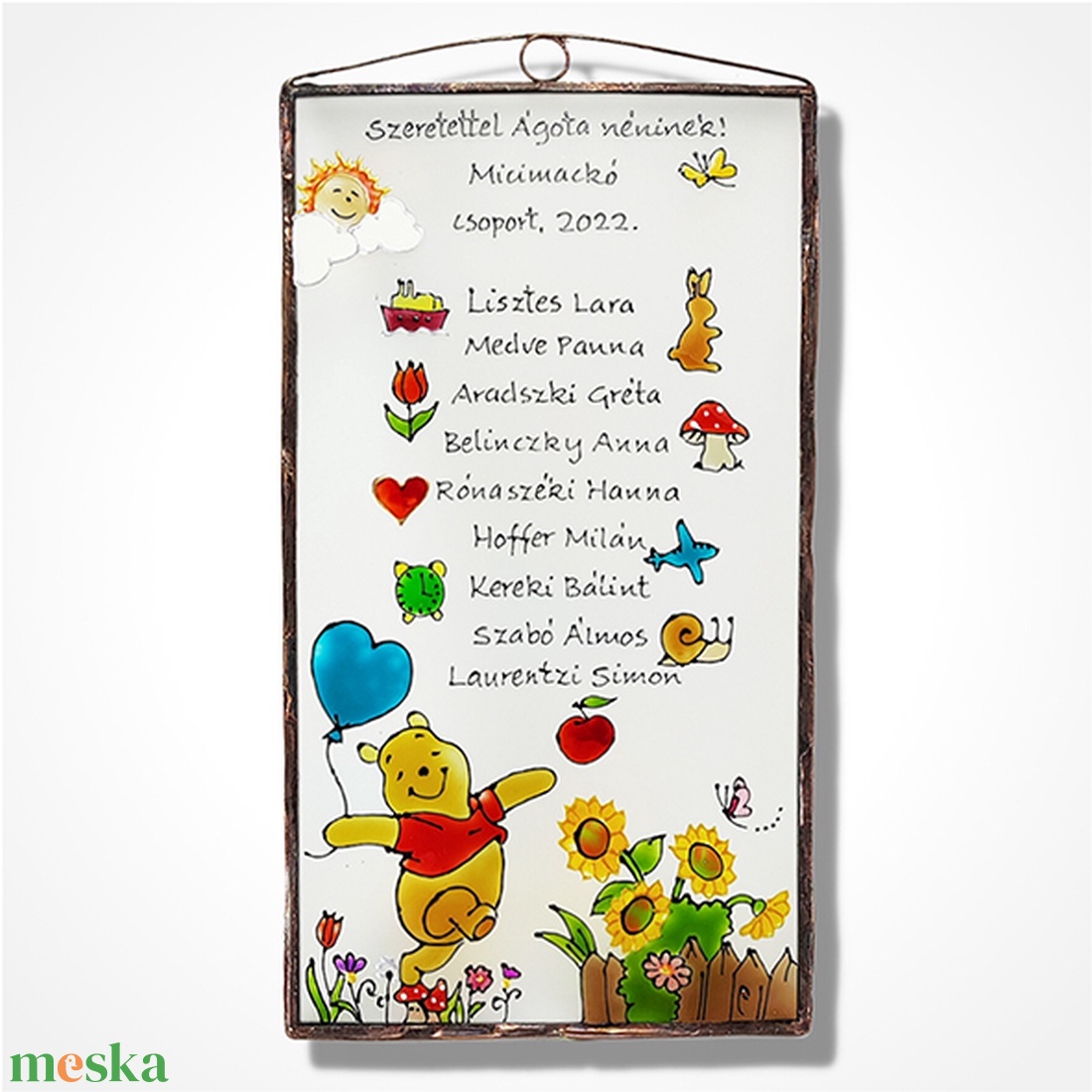 Ballagási ajándék óvónéninek vagy dadusnéninek - otthon & életmód - dekoráció - fali és függő dekoráció - falra akasztható dekor - Meska.hu