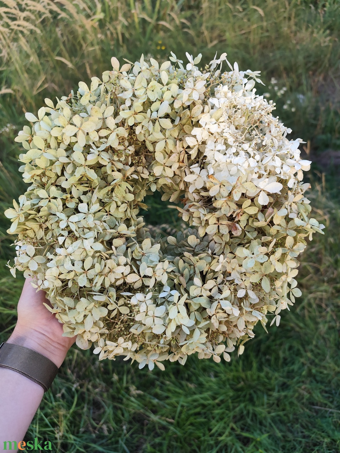 Hortenzia kopogtató - otthon & életmód - dekoráció - ajtó- és ablak dekoráció - ajtódísz & kopogtató - Meska.hu