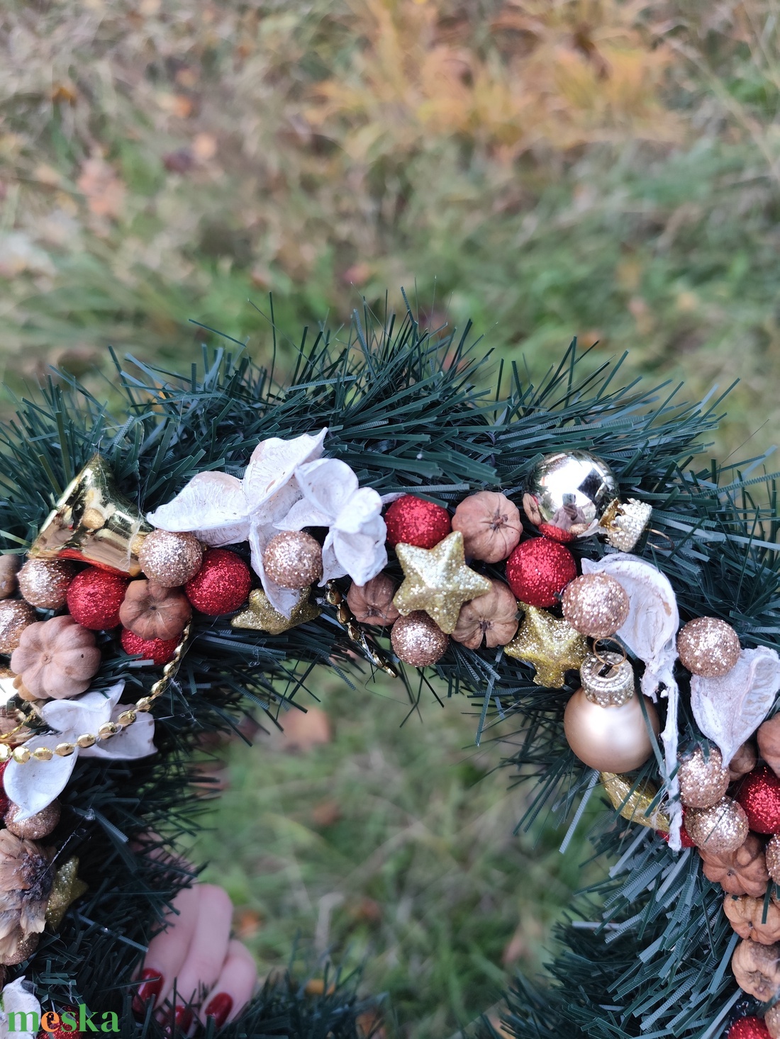 Téli kopogtató,karácsonyi asztal dísz  - karácsony - adventi díszek - adventi asztaldísz - Meska.hu Téli kopogtató,karácsonyi asztal dísz  - karácsony - adventi díszek - adventi asztaldísz - Meska.hu