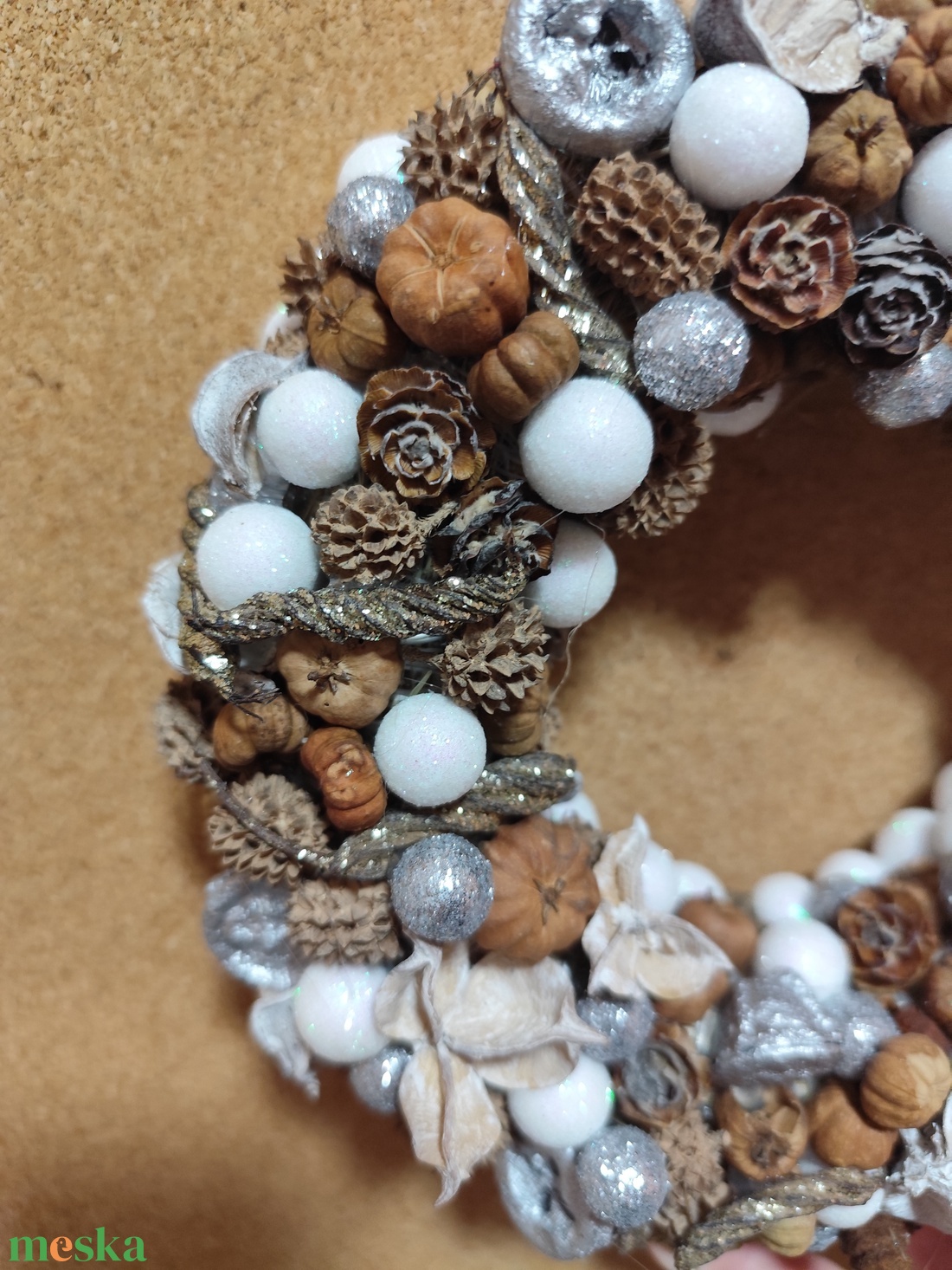 Karácsonyi kopogtató, adventi ajtódísz - karácsony - adventi díszek - adventi ajtódísz - Meska.hu