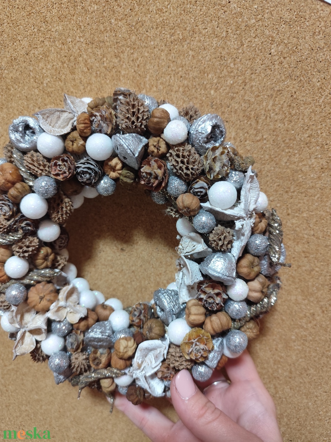 Karácsonyi kopogtató, adventi ajtódísz - karácsony - adventi díszek - adventi ajtódísz - Meska.hu