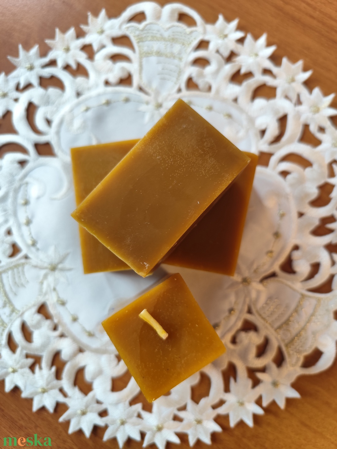 Méhviasz gyertya, adventi gyertya - karácsony - adventi díszek - adventi gyertyadíszek és koszorúdíszek - Meska.hu