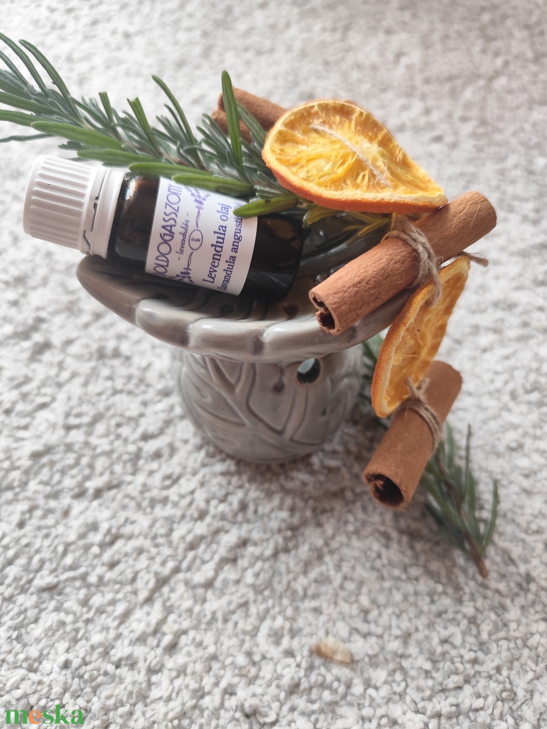 Karácsonyi illat csomag, levendula ajánd�kcsomag  - otthon & életmód - gyertya, illat, aroma - párologtató - Meska.hu