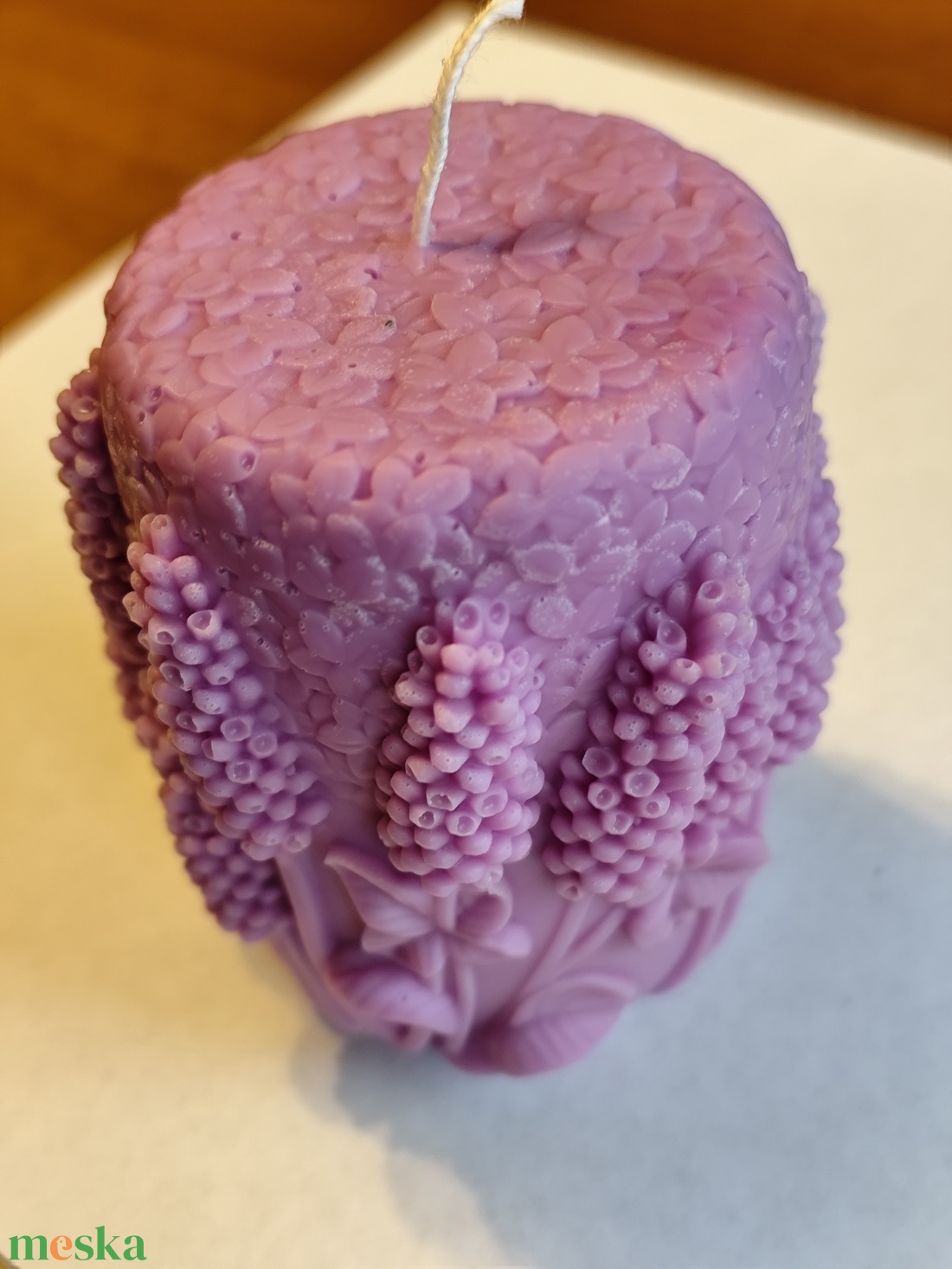 Levendula illatgyertya  - otthon & életmód - gyertya, illat, aroma - gyertya - Meska.hu