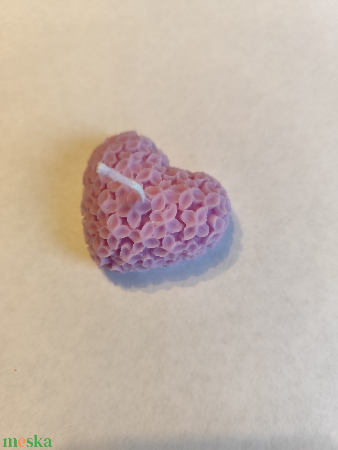 Szívecske gyertya  - otthon & életmód - gyertya, illat, aroma - gyertya - Meska.hu