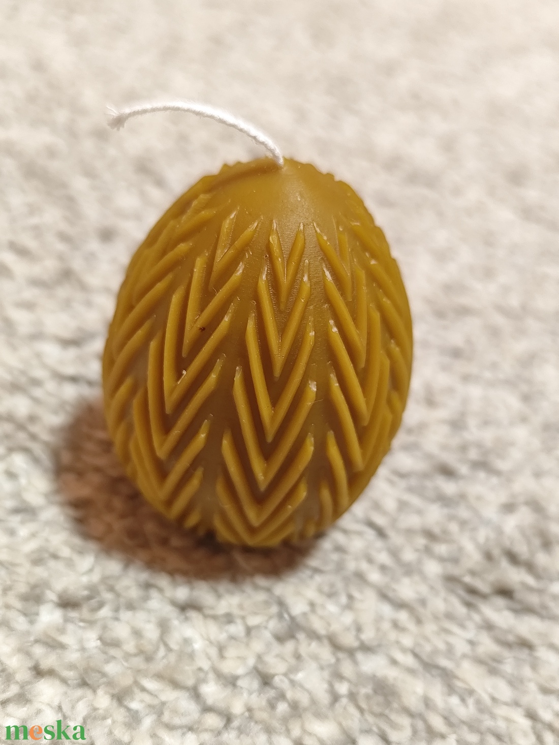 Tojás  gyertya , húsvét  - otthon & életmód - gyertya, illat, aroma - gyertya - Meska.hu