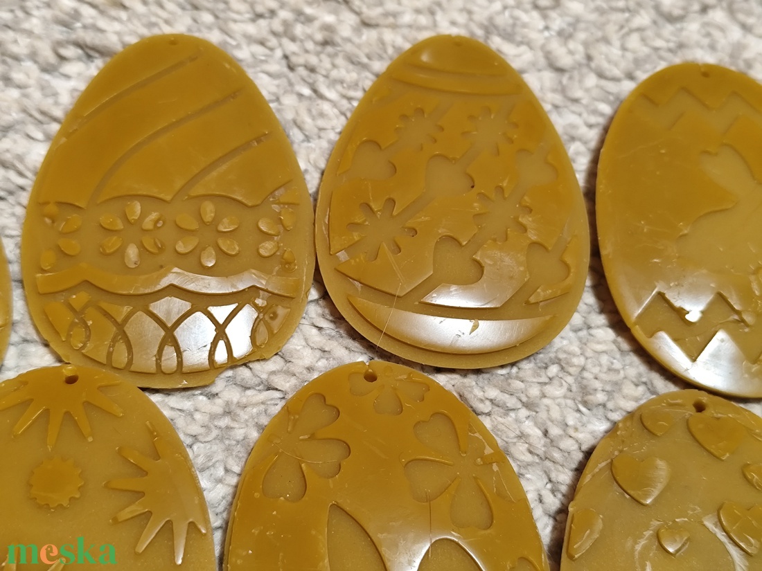 Húsvéti függő dísz ,tojás alakú dísz.  - otthon & életmód - gyertya, illat, aroma - gyertya - Meska.hu