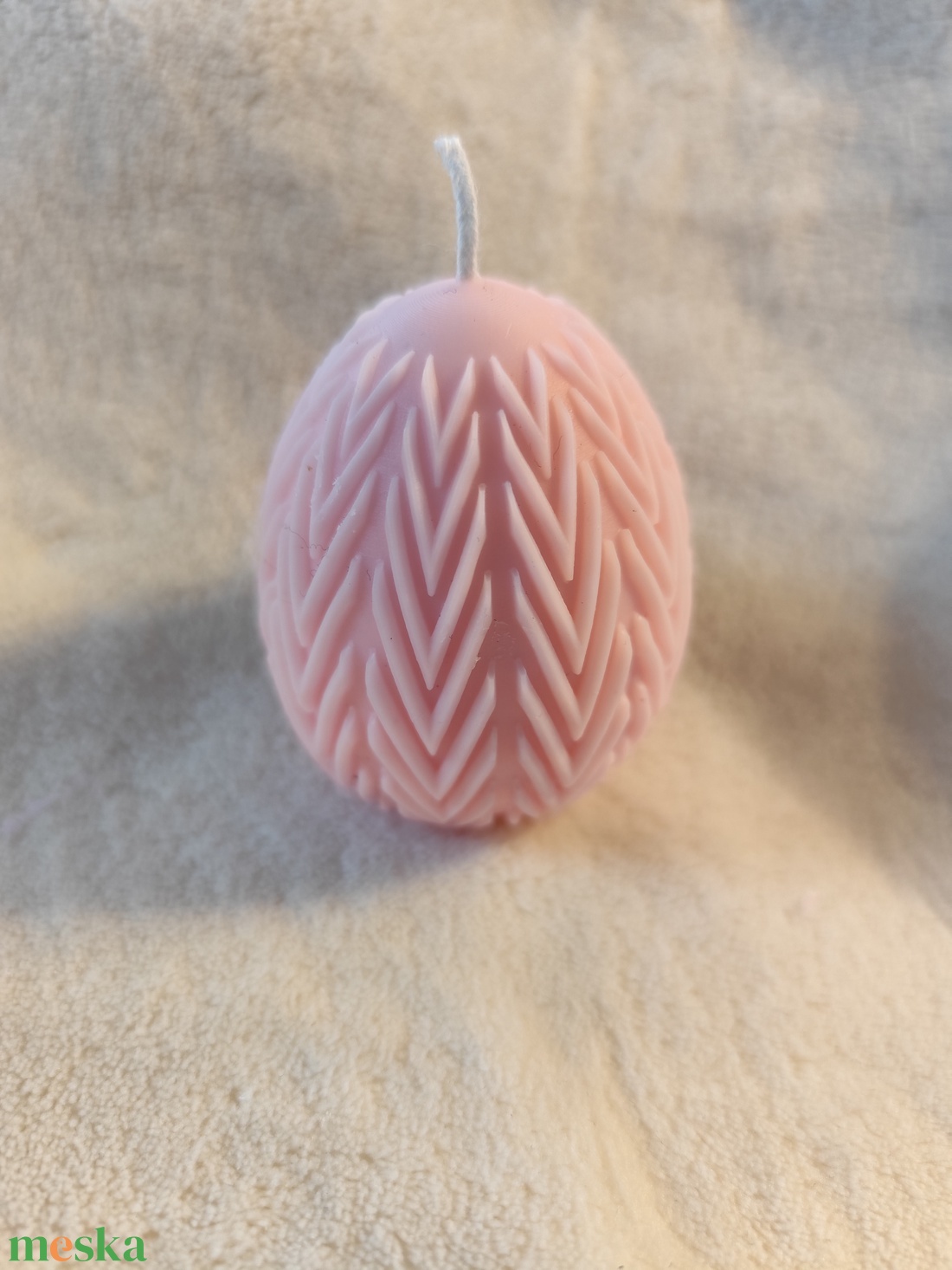 Tojás  gyertya , húsvéti csomag  - ünnepi díszek, dekorációk - húsvéti díszek és dekorációk - húsvéti gyertya - Meska.hu