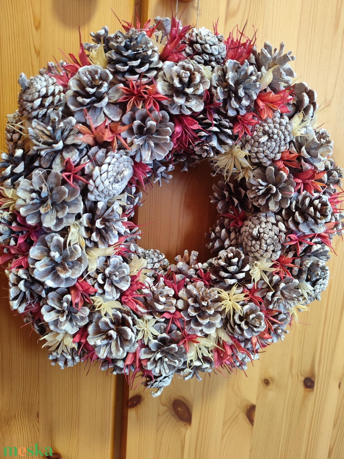 Száraz termés kopogtató  - otthon & életmód - dekoráció - ajtó- és ablak dekoráció - ajtódísz & kopogtató - Meska.hu