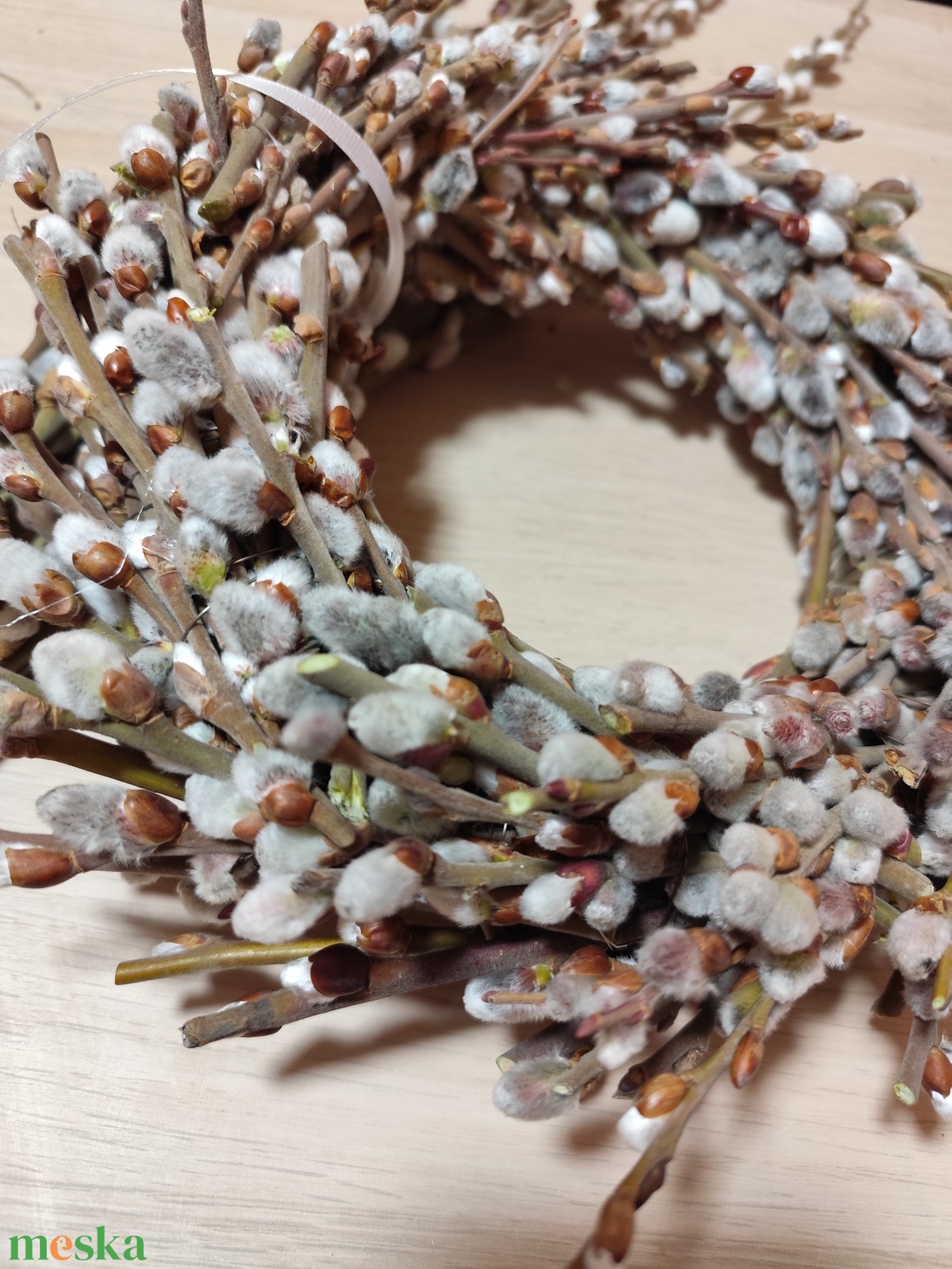 Barka koszorú, szárazvirág kopogtató  - otthon & életmód - dekoráció - ajtó- és ablak dekoráció - ajtódísz & kopogtató - Meska.hu