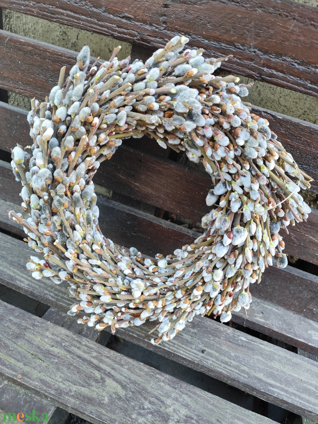 Barka koszorú, szárazvirág kopogtató  - otthon & életmód - dekoráció - ajtó- és ablak dekoráció - ajtódísz & kopogtató - Meska.hu