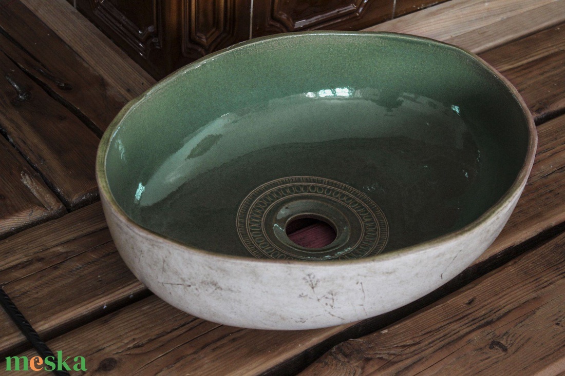 Kézműves mosdótál pár - otthon & életmód - fürdőszoba - mosdótál - Meska.hu