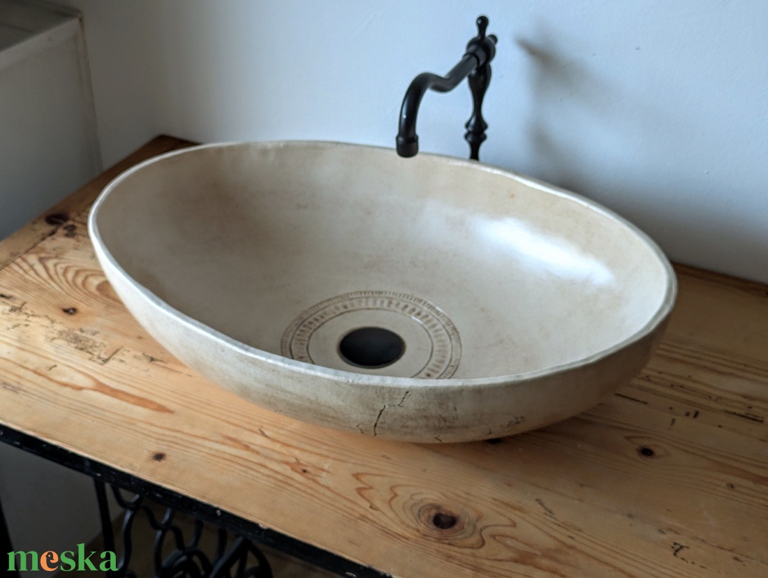 Kézműves mosdótál pár - otthon & életmód - fürdőszoba - mosdótál - Meska.hu