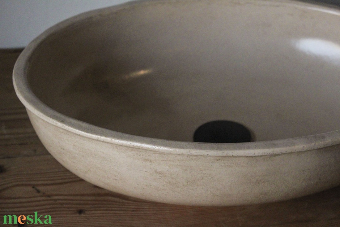 Rusztikus kerámia mosdótál - otthon & életmód - fürdőszoba - mosdótál - Meska.hu