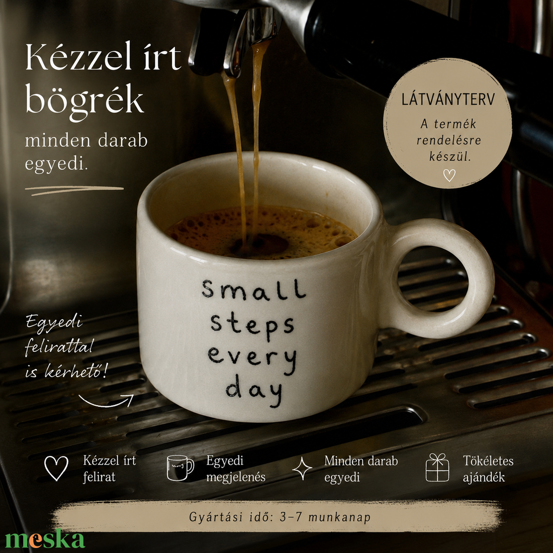 Kézzel készült káv�s bögre - otthon & életmód - konyhafelszerelés, tálalás - tálalás - bögre & csésze - Meska.hu