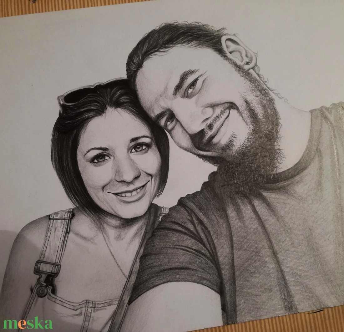 Grafit portré készítés - művészet - portré & karikatúra - portré - Meska.hu