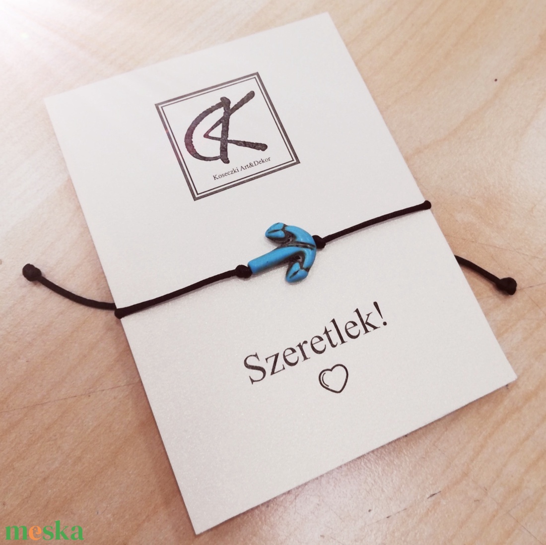 Horgonyos/Hajókormányos karkötő - ékszer - karkötő - gyöngyös karkötő - Meska.hu