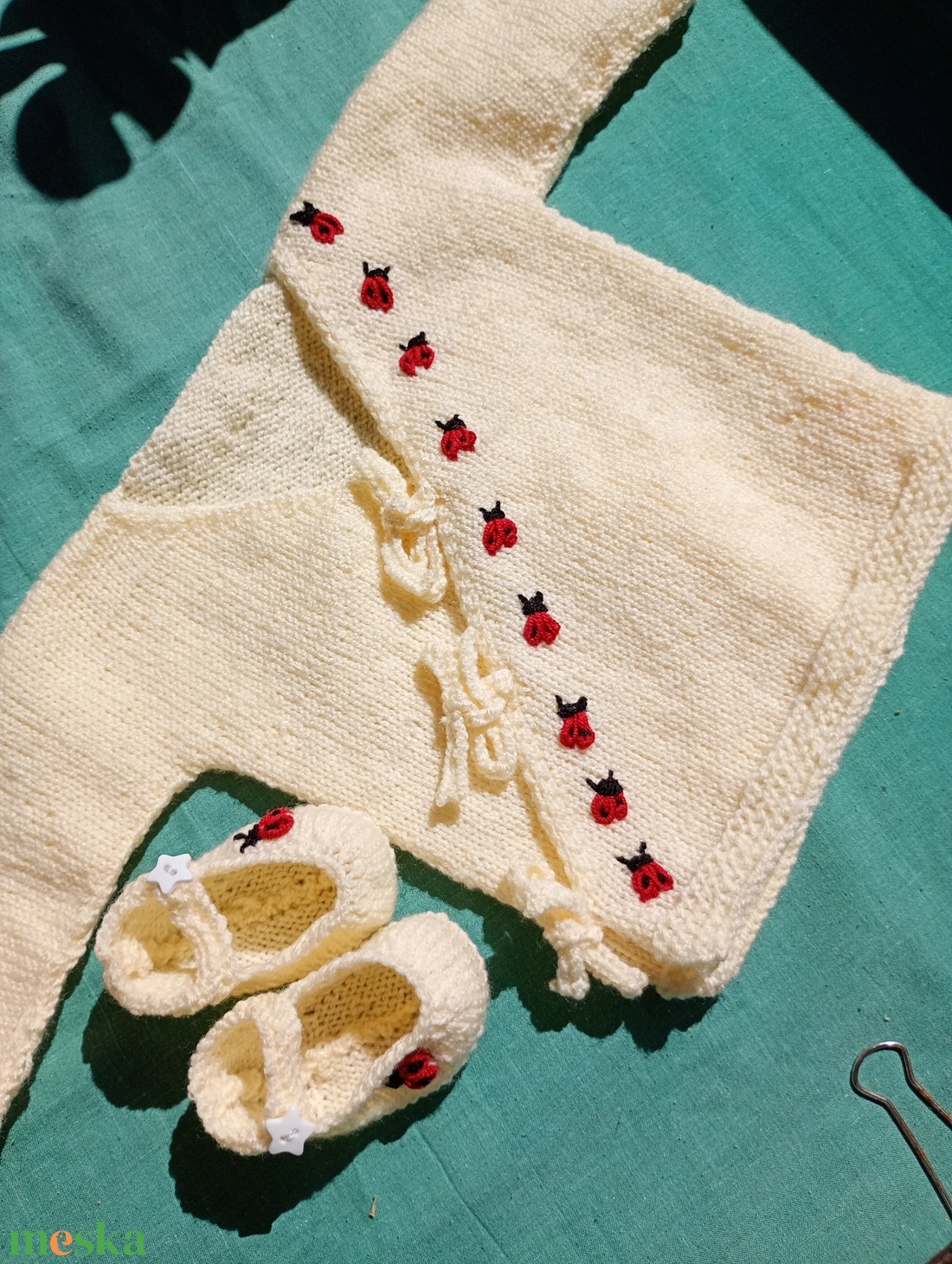 Rékli újszülött kabátka újszülött cipelnő tt - baba - mama - babaruházat - baba pulóver - Meska.hu