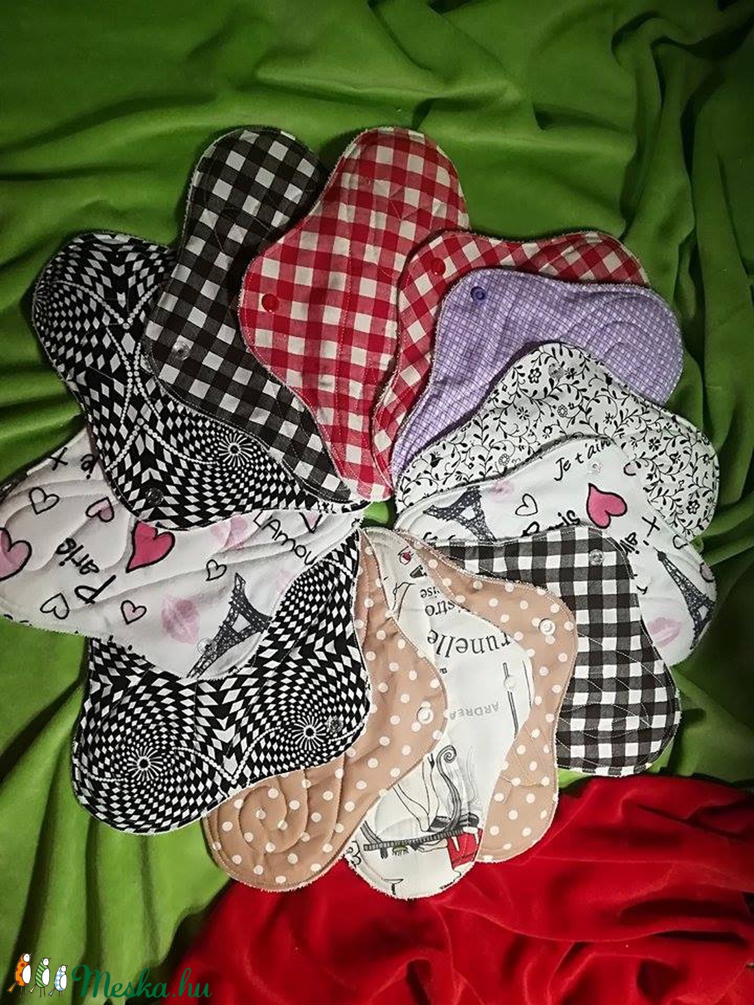 Egészségügyi mosható betét 24 cm -  - Meska.hu Egészségügyi mosható betét 24 cm -  - Meska.hu