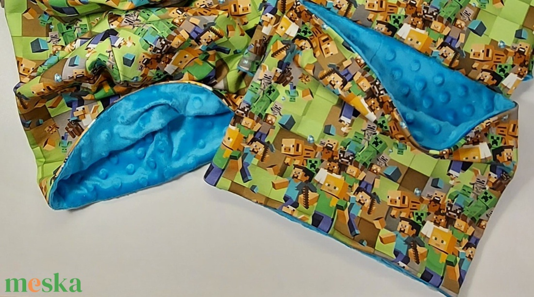 Sapka-csősál szett. Minecraft - ruha & divat - sál, sapka, kendő - sapka & sál szett - Meska.hu Sapka-csősál szett. Minecraft - ruha & divat - sál, sapka, kendő - sapka & sál szett - Meska.hu