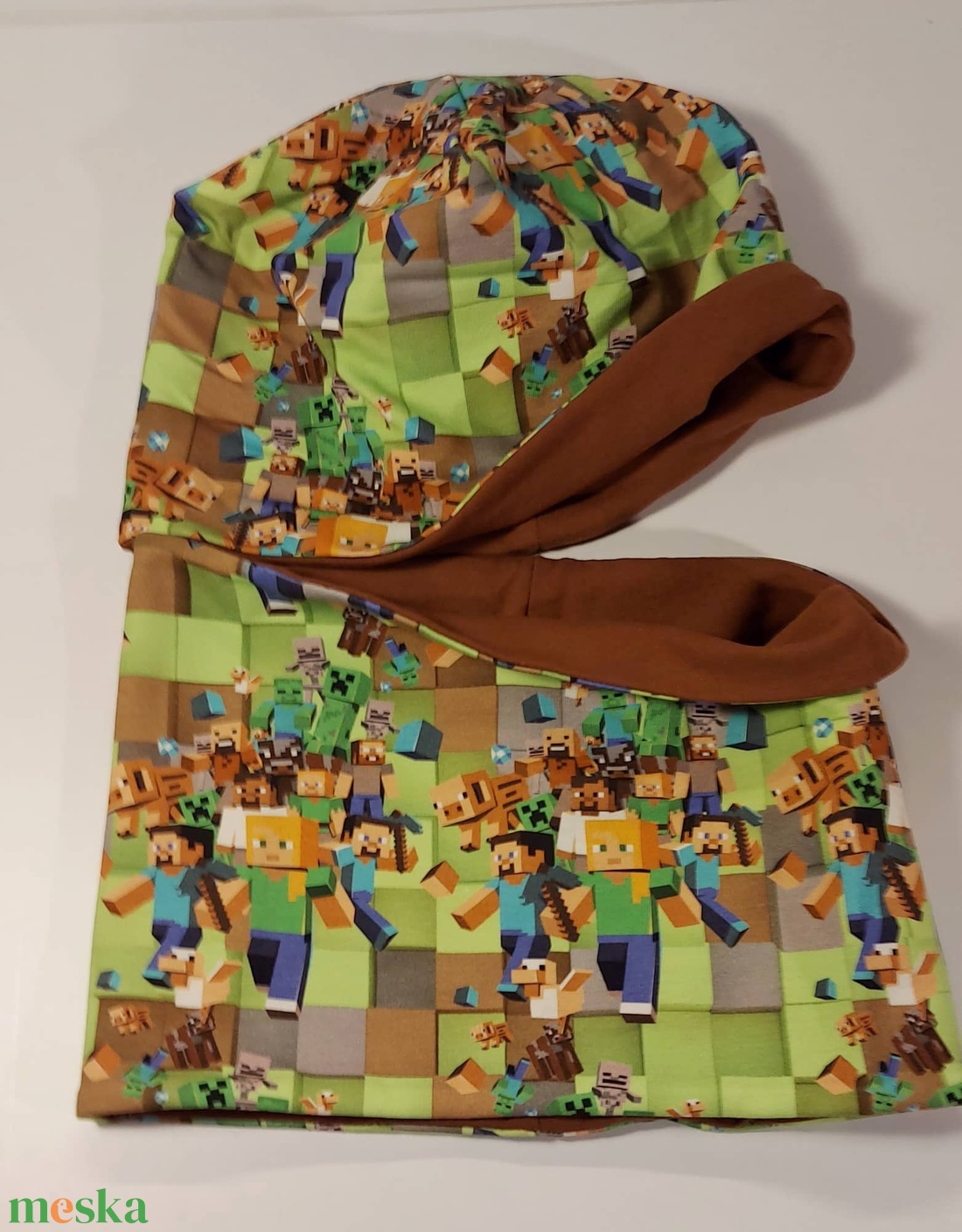 Sapka-csősál szett. Minecraft. - ruha & divat - sál, sapka, kendő - sapka & sál szett - Meska.hu Sapka-csősál szett. Minecraft. - ruha & divat - sál, sapka, kendő - sapka & sál szett - Meska.hu