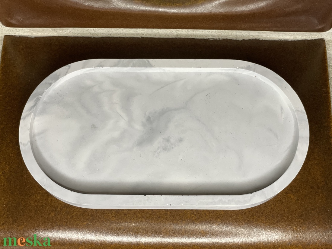 Beton tálka - otthon & életmód - tárolás & rendszerezés - íróasztali tároló - Meska.hu