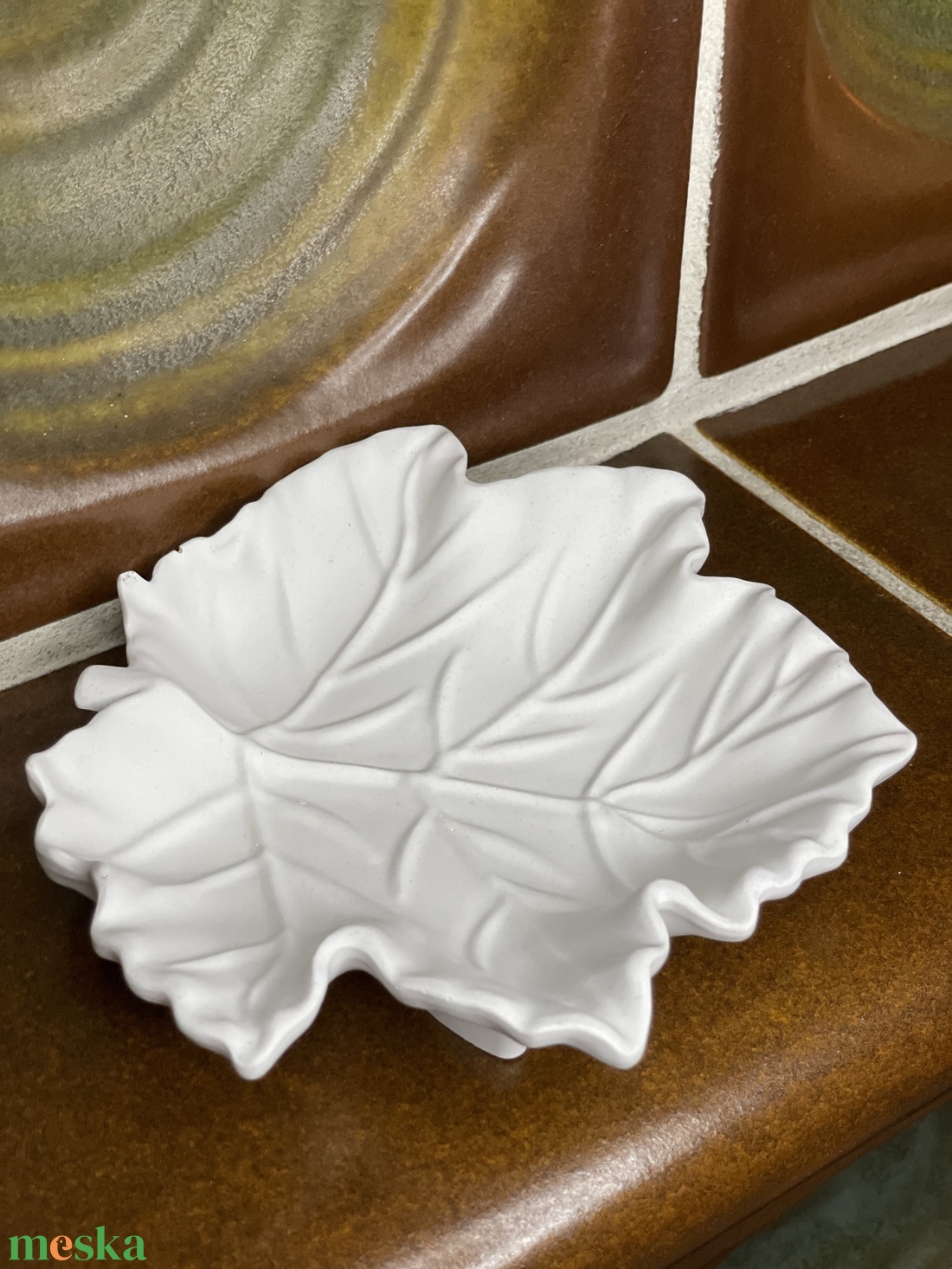 Beton levél formájú tálka - táska & tok - kulcstartó & táskadísz - kulcstartó - Meska.hu