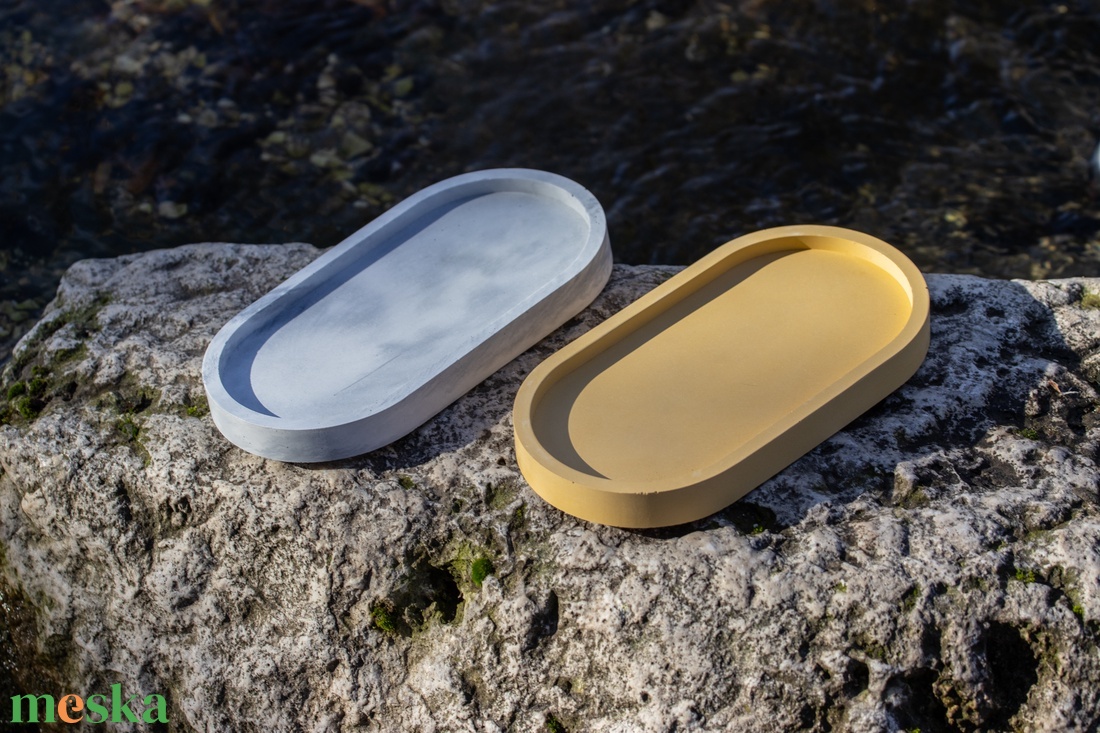 Beton tálka - otthon & életmód - tárolás & rendszerezés - íróasztali tároló - Meska.hu