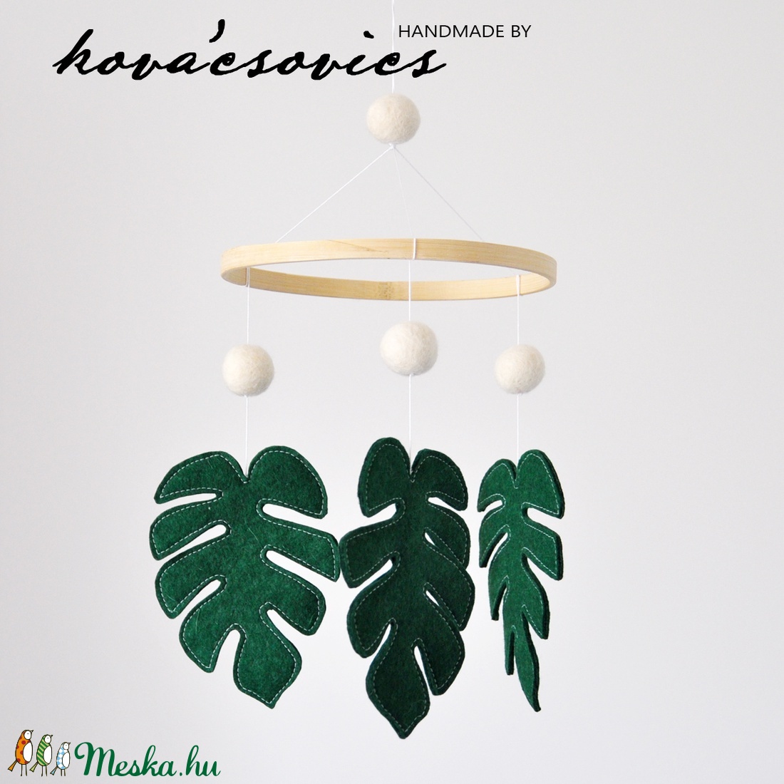 Monstera/ Könnyezőpálma kiságyforgó/Babaforgó - Fehér(krém)/zöld - - Meska.hu Monstera/ Könnyezőpálma kiságyforgó/Babaforgó - Fehér(krém)/zöld - - Meska.hu