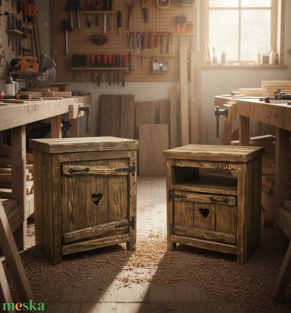 Rusztikus éjjeli szekrény - szívből - fából . - otthon & életmód - bútor - szekrény - Meska.hu Rusztikus éjjeli szekrény - szívből - fából . - otthon & életmód - bútor - szekrény - Meska.hu