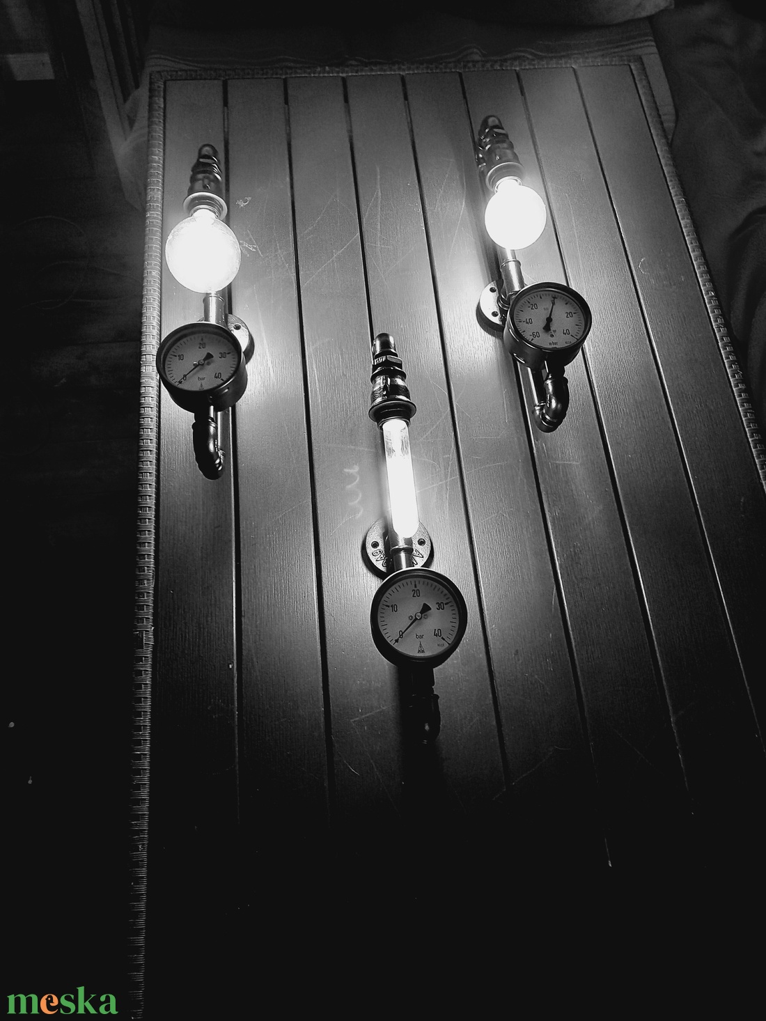 Vízcső lámpa - otthon & életmód - lámpa - mennyezeti lámpa - Meska.hu