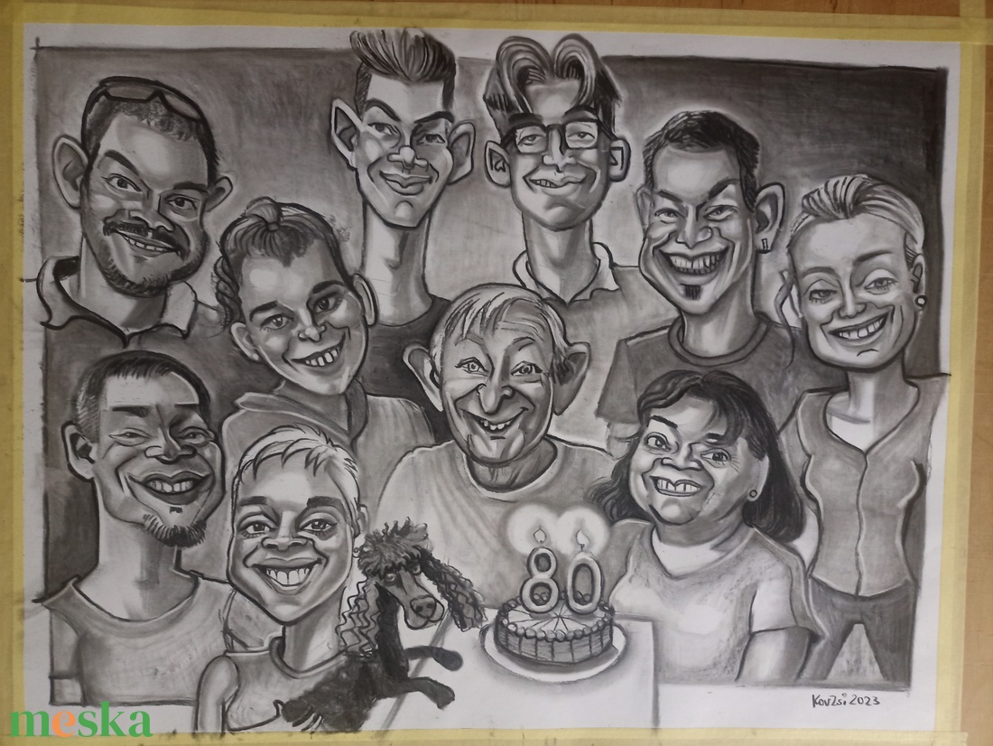 Tabló karikatúra, árnyékolt kidolgozott - művészet - portré & karikatúra - karikatúra - Meska.hu Tabló karikatúra, árnyékolt kidolgozott - művészet - portré & karikatúra - karikatúra - Meska.hu
