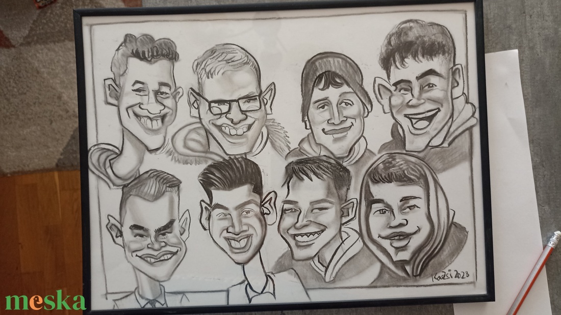 Tabló karikatúra, árnyékolt kidolgozott - művészet - portré & karikatúra - karikatúra - Meska.hu Tabló karikatúra, árnyékolt kidolgozott - művészet - portré & karikatúra - karikatúra - Meska.hu