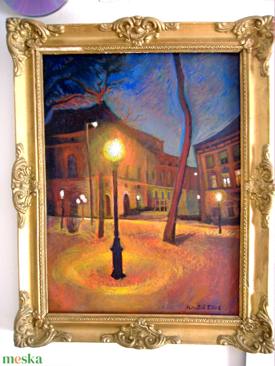 Szeged, Stefánia I., olajfestmény - művészet - festmény - olajfestmény - Meska.hu