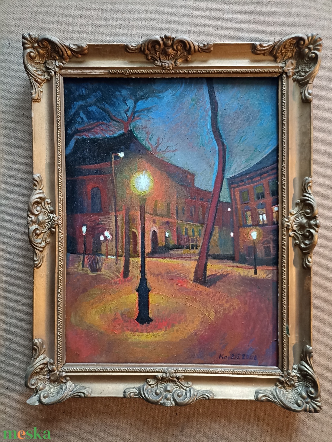 Szeged, Stefánia I., olajfestmény - művészet - festmény - olajfestmény - Meska.hu