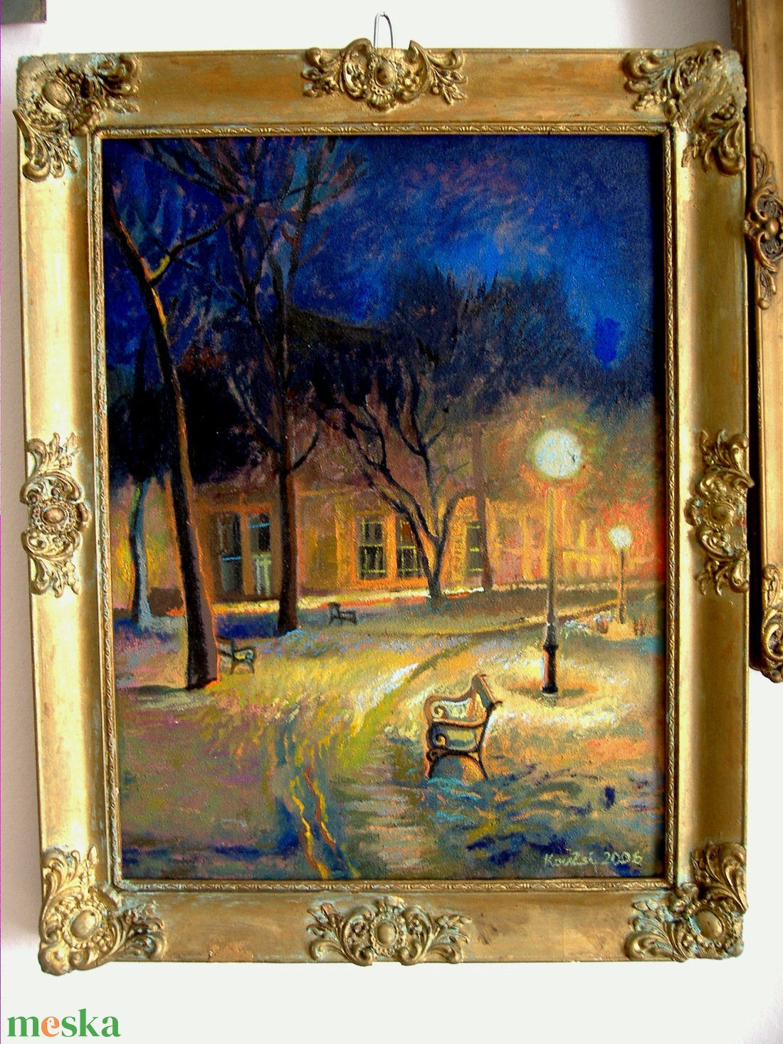 Szeged, Stefánia II., olajfestmény - művészet - festmény - olajfestmény - Meska.hu