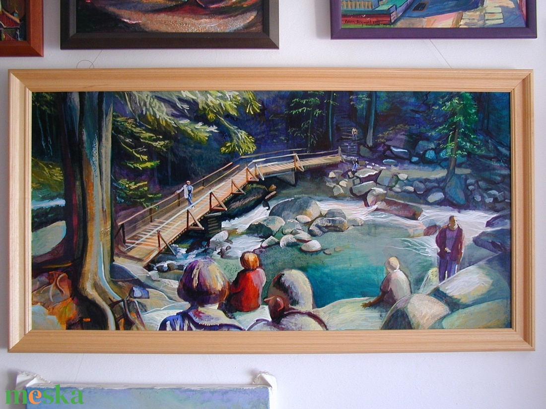 Pihenő a Tarpataknál, festmény - művészet - festmény - akril - Meska.hu