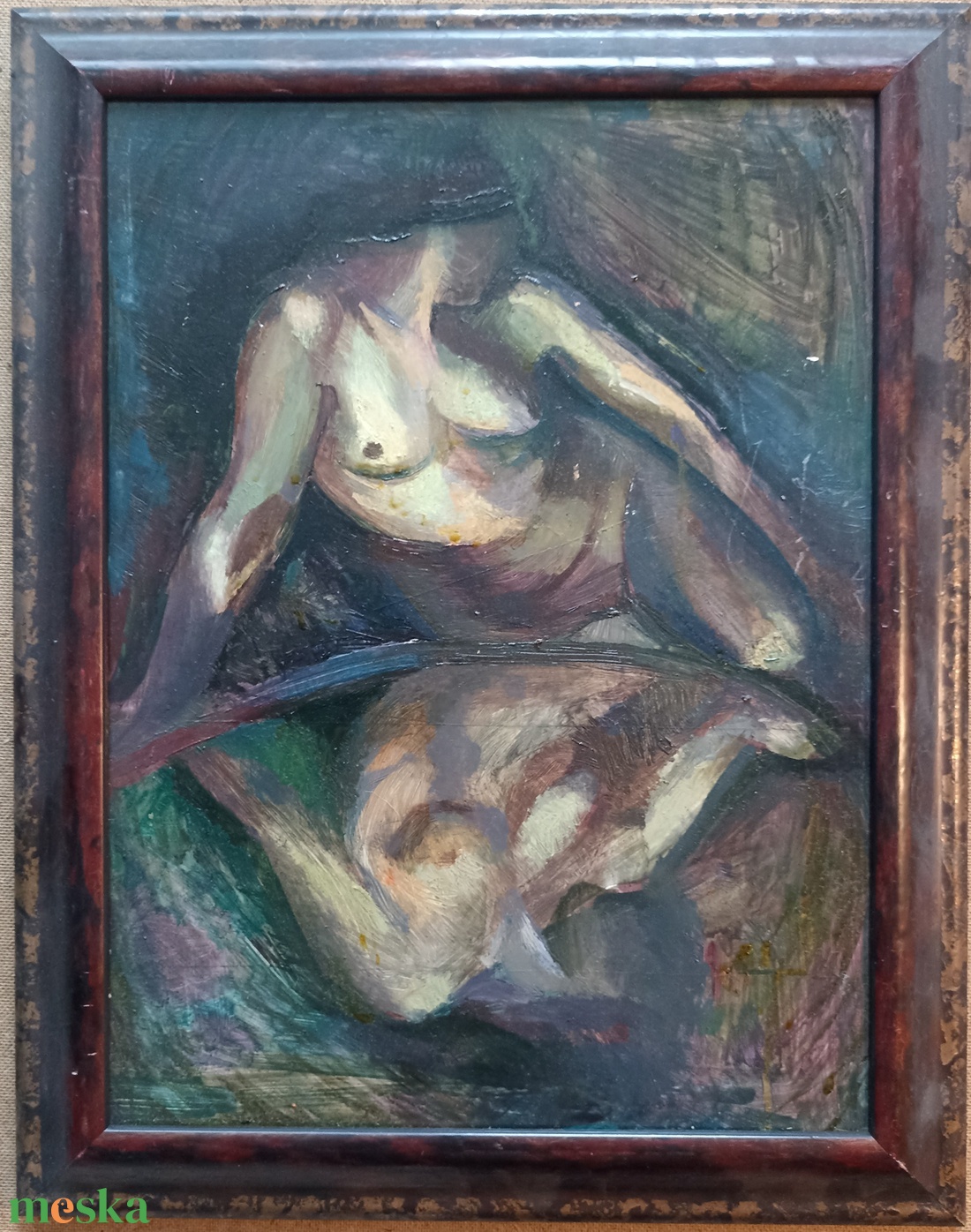 Tükörben elmerengő Csoda, festmény - művészet - festmény - olajfestmény - Meska.hu