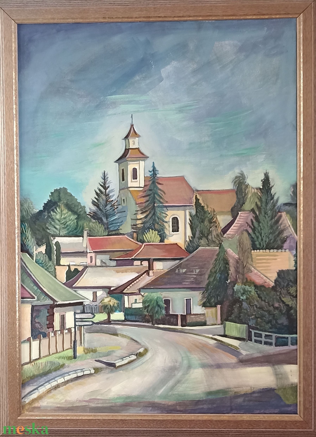 Szentgyörgyvár, festmény - művészet - festmény - akril - Meska.hu