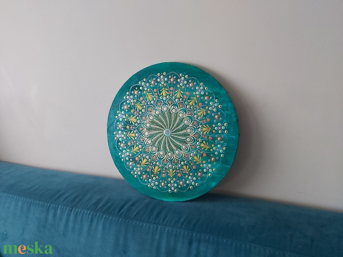 Harmónia mandala - művészet - festmény - akril - Meska.hu