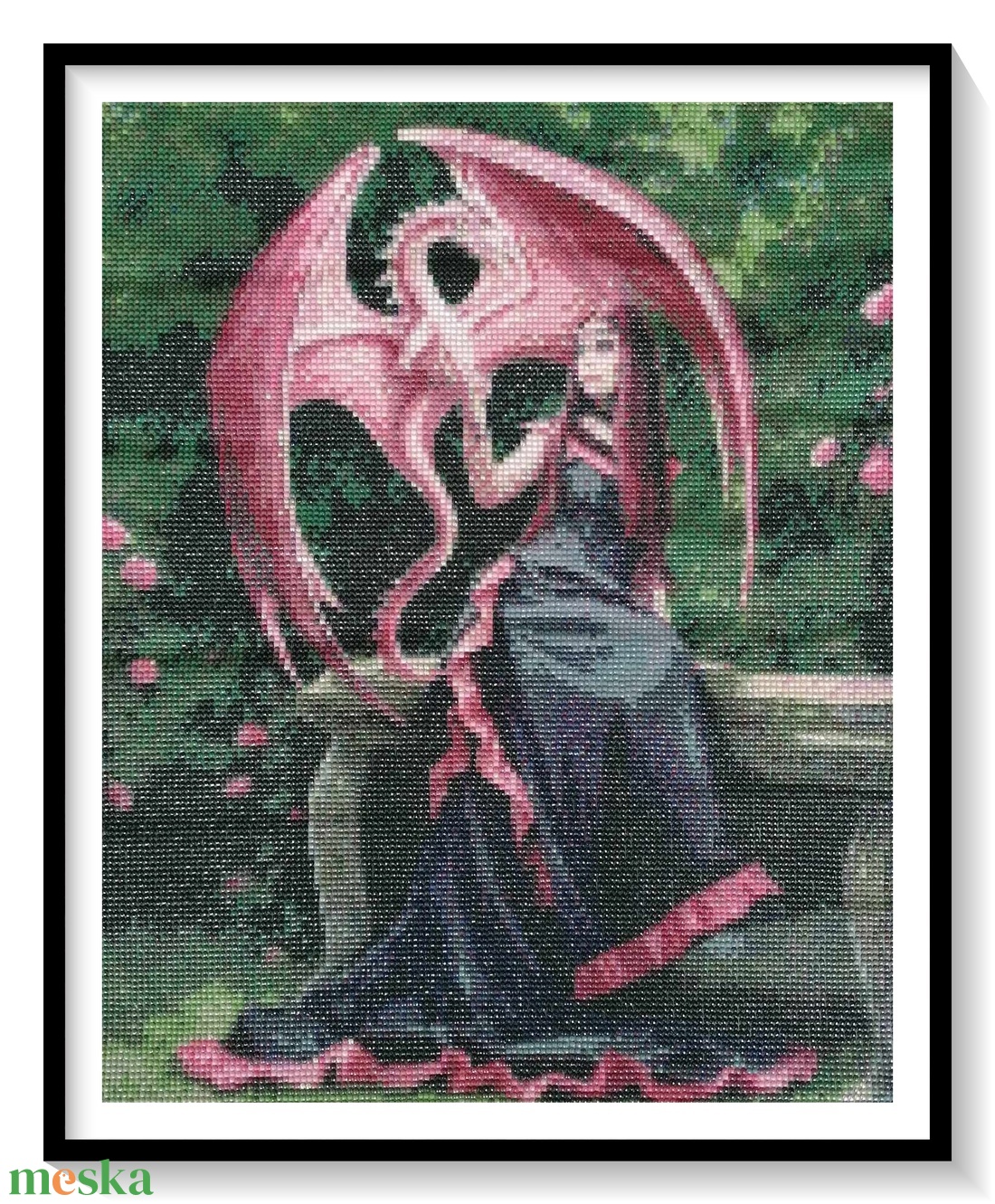 Lány és sárkány - otthon & életmód - dekoráció - kép & falikép - 3d képek - Meska.hu