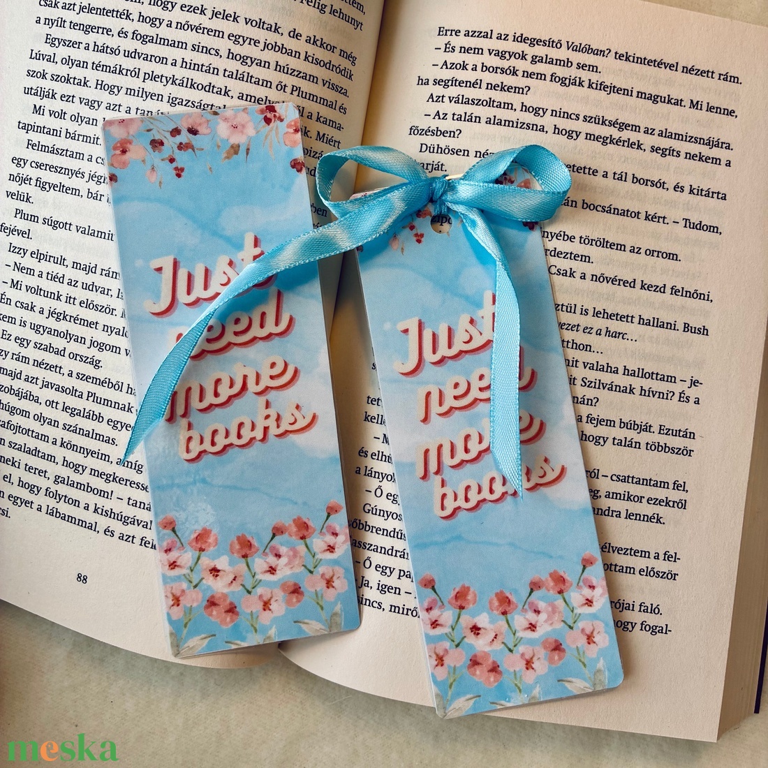 Könyvjelző � Need more books - könyv & zene - könyvjelző - Meska.hu