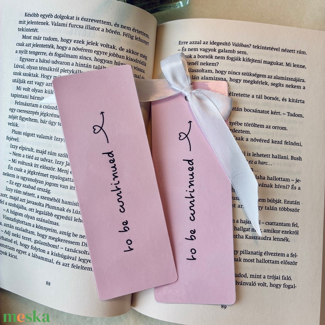 Könyvjelző � To be continued - könyv & zene - könyvjelző - Meska.hu