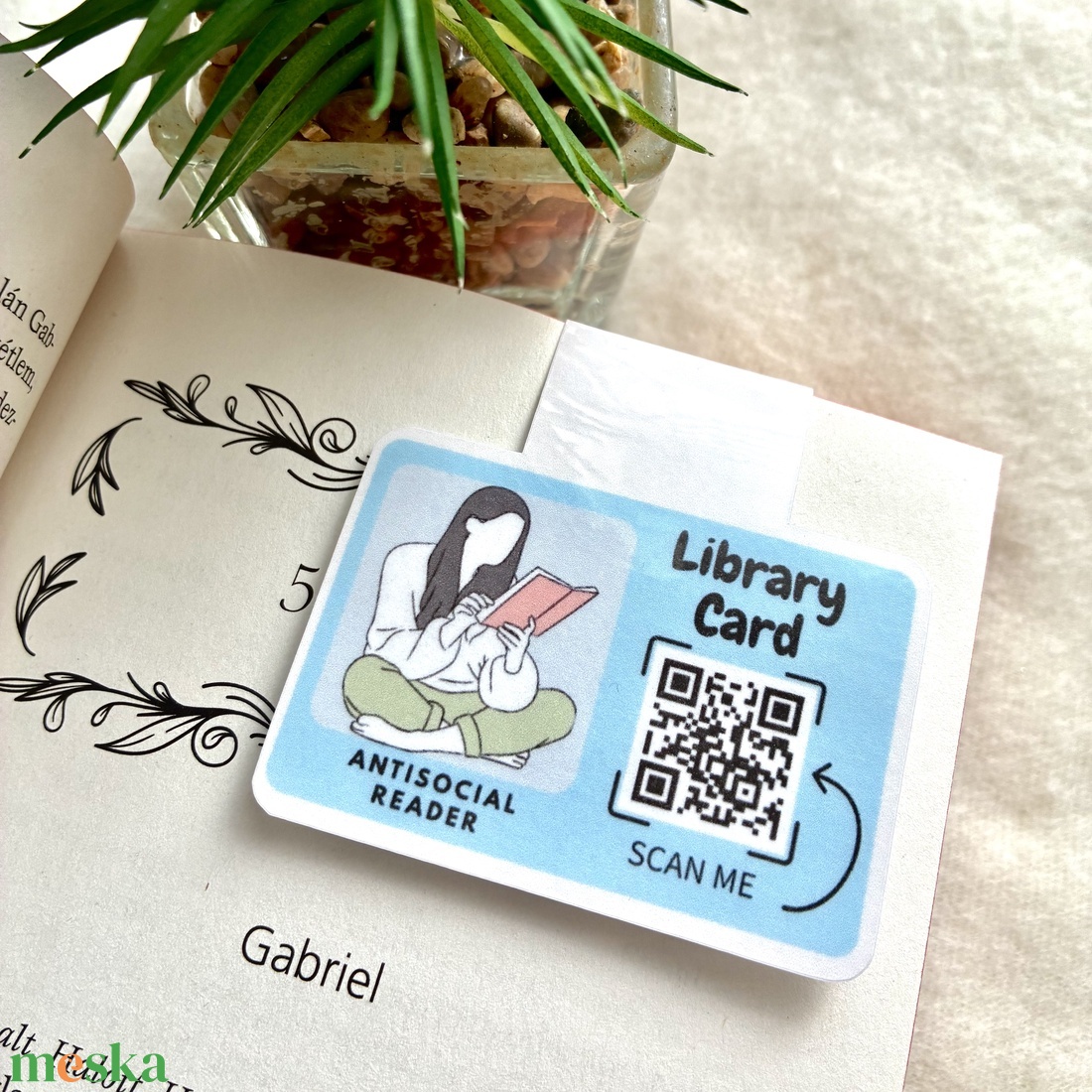Mágneses könyvjelző Library Card - könyv & zene - könyvjelző - Meska.hu Mágneses könyvjelző Library Card - könyv & zene - könyvjelző - Meska.hu