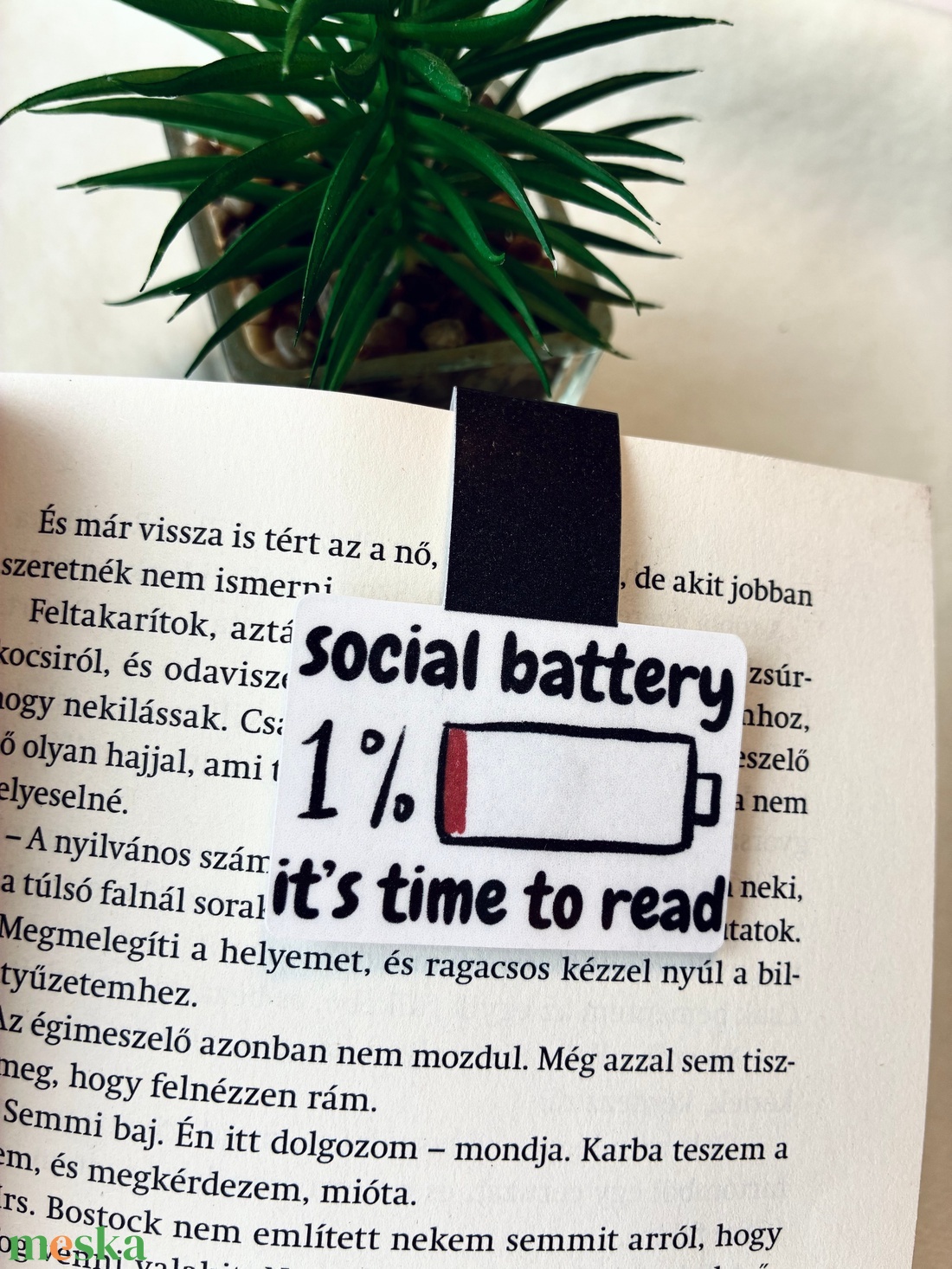 Mágneses könyvjelző Social battery - könyv & zene - könyvjelző - Meska.hu Mágneses könyvjelző Social battery - könyv & zene - könyvjelző - Meska.hu