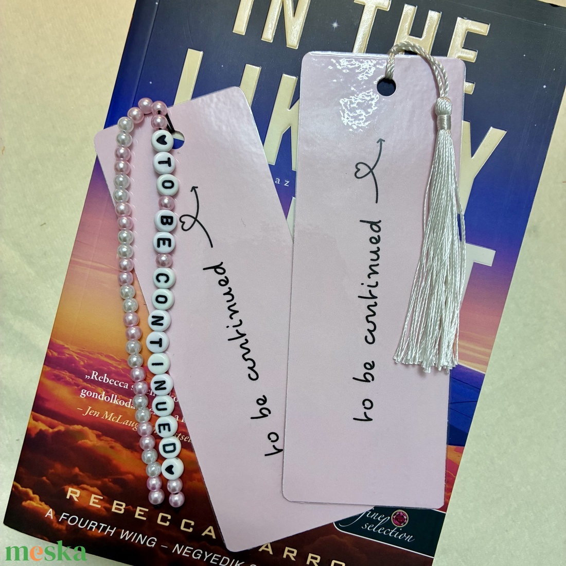 Könyvjelző � To be continued - könyv & zene - könyvjelző - Meska.hu