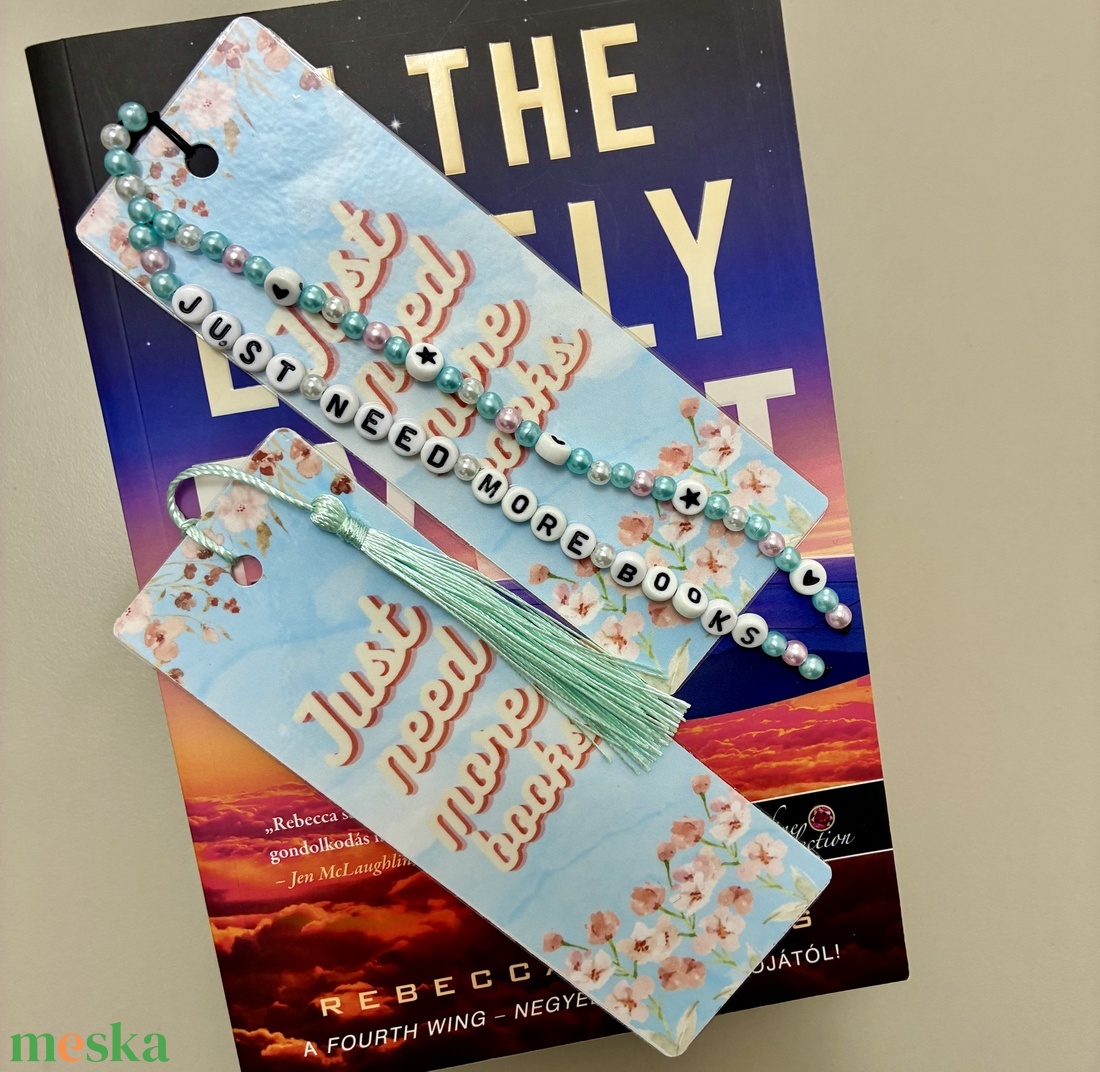 Könyvjelző � Need more books - könyv & zene - könyvjelző - Meska.hu