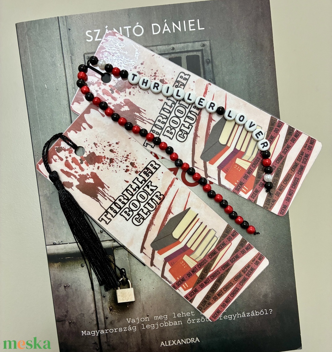 Könyvjelző � Thriller book club - könyv & zene - könyvjelző - Meska.hu