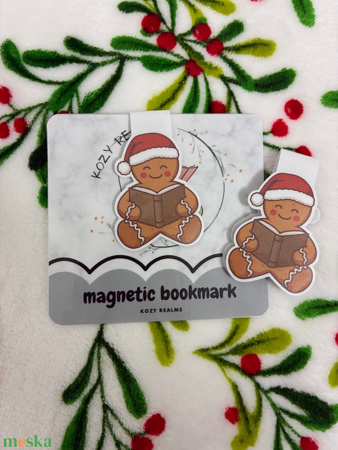 Mágneses könyvjelző  Olvasó mézeskalács - könyv & zene - könyvjelző - Meska.hu